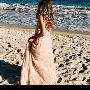 Free People tulle boho dress. Great for wedding season or prom
